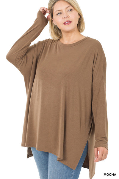 Mocha plus top