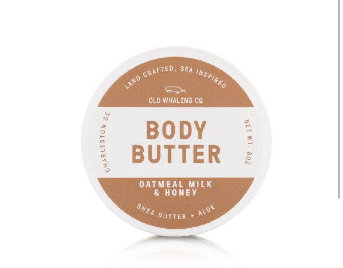 Oatmeal milk and honey body butter