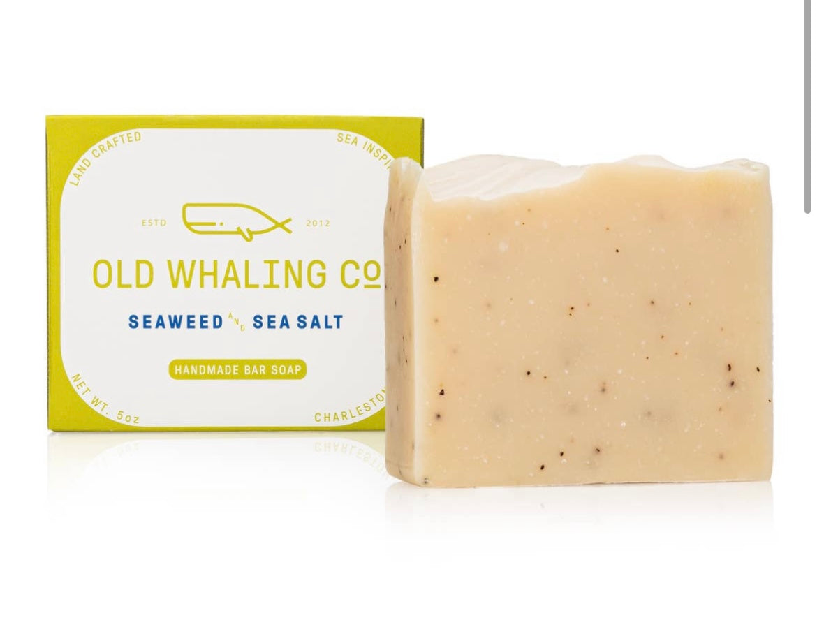 Seaweed and sea salt soap