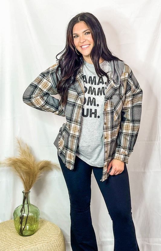 Gray Shacket