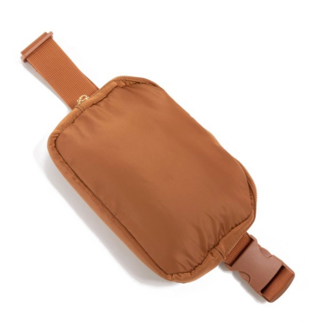 Brown belt bag
